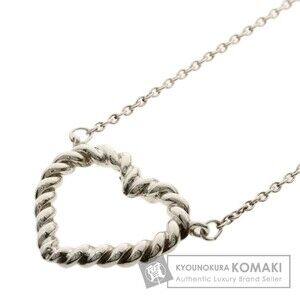 Tiffany Twisted Heart Necklace Silver
